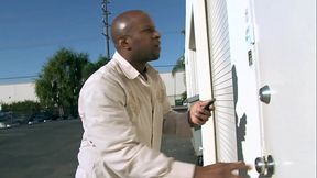 After some hot foreplay, she gets a good pounding and laps up his hot load