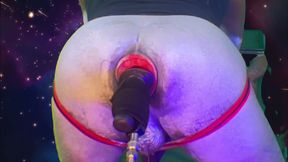 Submissive Bottom Takes a Ride on Fuck Machine