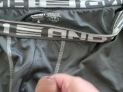Cumshot on Dirty Boxer Briefs