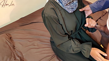 Muslim hijab Woman With Step Brother.