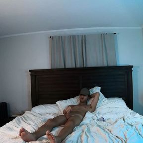 Jake Grand Jerking Off in Bed Alone