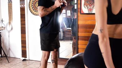 GYM role play before hard pegging