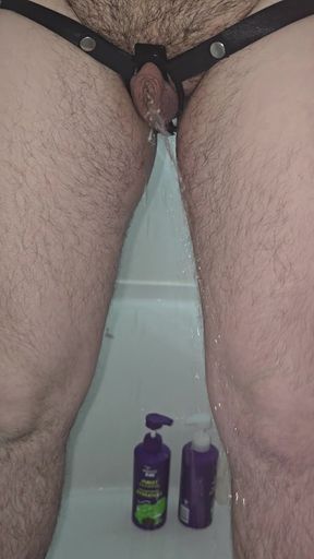 Peeing from my pussy first time.