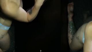 Blondie Bombshell - Blow Job Queen SAGE RABBIT in Glory Hole