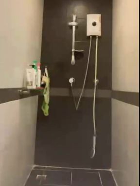 Toilet Fun with the Myanmar Guy Security Guard of the Condo Unit.