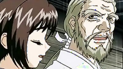 Rainy night: Brunette babe gets her pussy drilled non-stop with cartoon cumshots