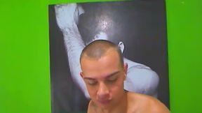 Masturbating with my big cock