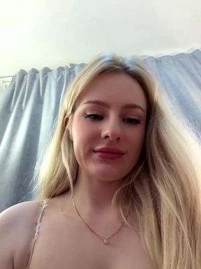 Blonde Gives Sloppy Blowjob & Gets Fucked