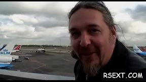 Old stud takes a walk in the amsterdam redlight district