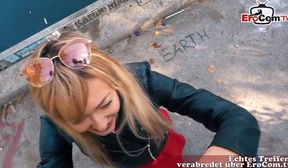 German pornfighter agent public pick up Street Casting EroCom Date