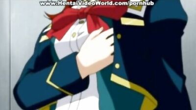 Chikan Nin Ep.1: Big tits anime babe gets her hands on a huge dick in a cartoon porn video