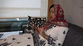 Muslim Hijab Stepmom Showing Stepson Forbidden Parts Of Her Body And Wants Sex