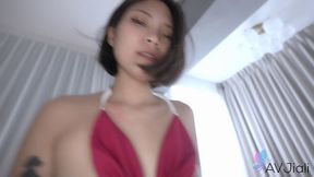Sexy Hot Chinese Student Xiao Ba Moans While Having Hot Sex In Bed