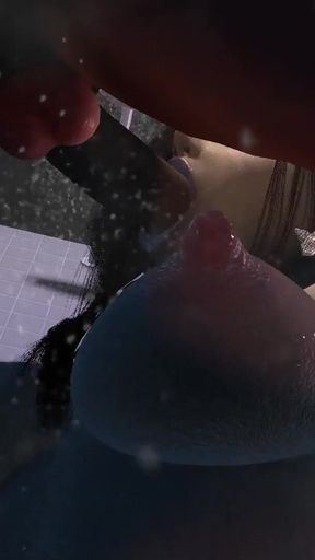 Epic moment from &quot;Asian Girl Sucking Dick in the Shower Before Standing Anal&quot;