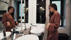 Businesswomen Adara and Audiard in intense girl-on-girl action