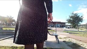 sounding dildo outdoors 10
