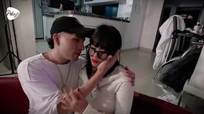 My boyfriend cheated on me with my grandma, the worst part is that she fucks his ass right behind me