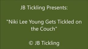 Niki Lee Young Tickled on the Couch- WMV