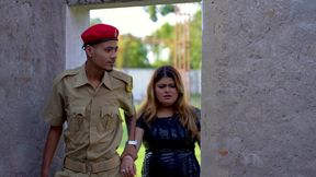 The Policeman Saw the Girl Having Sex and Then He Also Had Sex with Her Hard