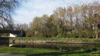 MILF flashing off her big butt to truckers