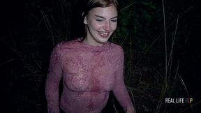 rlp: bonus adriana silk - piss, cum.