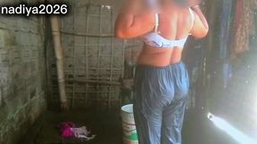 Stepsister, can I take a shower with you? There is no water in my bathroom.