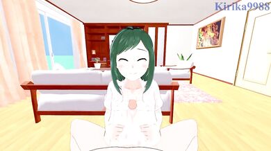 Midoriya and I go wild in the living room mid fight