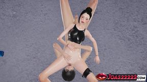 Eun-hye's Hot Femdom Animation Face Sitting Domination, Cunnilingus and Footjob Fetish Cumshot