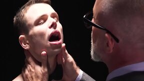 Hairy daddy Lance Charger grind hard the smooth ass of hot Austin