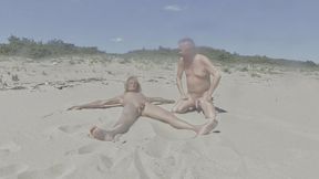 just for you, some more from the beach, shemale nudist encounter and tease