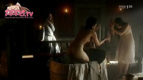 2018 Popular Paulina Lasota &amp_ Dagmara Bąk Nude Show Her Cherry Tits From Korona Krolow Seson 1 Episode 23 Sex Scene On PPPS.TV