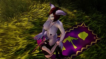 Draenei Futa Dickgirl Fucks Hot Elf - Warcraft Porn Parody