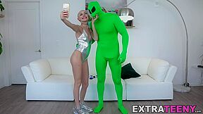 Riding Mister Aliens Celestial Dick Til His Cum Explodes