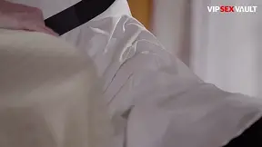 Gorgeous Czech beauty Violette seduces Kristof in a vintage glamour fuck