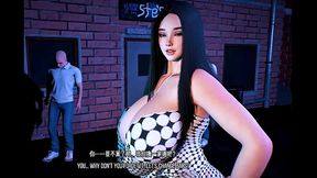Cheating girlfriend Pixel Perfect: Bigboob Temptress - 3D Animation
