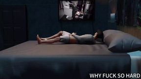 Three-dimensional breasts on an Asian sex slave &mdash;  getting her wet vagina&#x1F32E;&#xFE0F; destroyed by a massive cock&#x1F346;