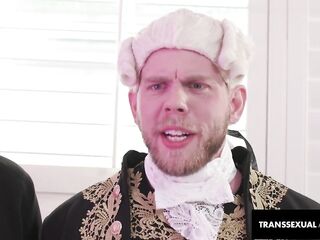 "Let 'em Eat Knob" Trans FUCKFEST with Princesses & Butlers Lead By AUBREY KATE