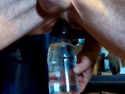 Straight Male Streching Ass On Huge Bottle Knot