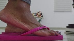“Heel Flex & Floor Buff: A GILF’s Seductive Power”