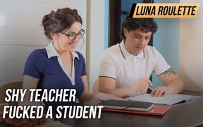 Shy teacher fucked a student