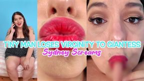 Tiny Man Loses Virginity to Giantess - Your Giant Best Friend Sydney Screams Helps You Finally Lose your Virginity After Giving You a Blowjob - Giantess Sex, POV Virtual Sex, Tiny Man POV - HD 1080 MP4