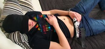 Emo Twink Danny Star Jerks His Huge Cock to Explosive Finish