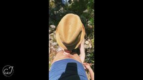 CaraxJack__ Amateur couple have wild sex between forest and mountain ????⛰️