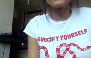 Gorgeous tgirl cum & piss