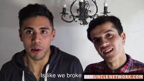 SayUncleNetwork.com - Straight Latino's big cock encounter and cash reward
