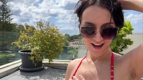 Hot stepmon Wanted Lotion, He Gave Her a Full Body Service