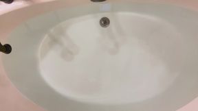 Bathtub Soak for my Sore Bottom (caning shoot recap)