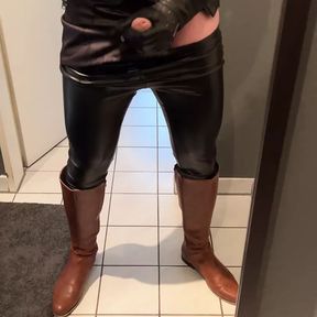 Sissy Laura is a leather nurse