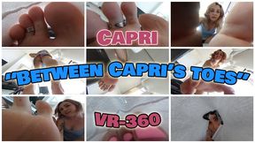 Between Capri's toes - VR360