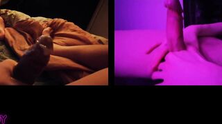Queer Web cam Masturbate Off Contest - Twunks Cum shot on Webcam